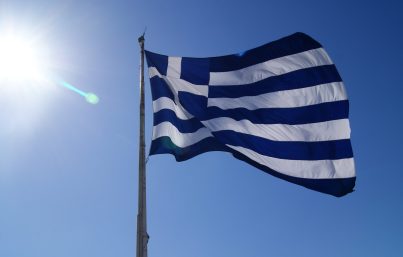 Greece national flag free stock image scaled e1685355655745
