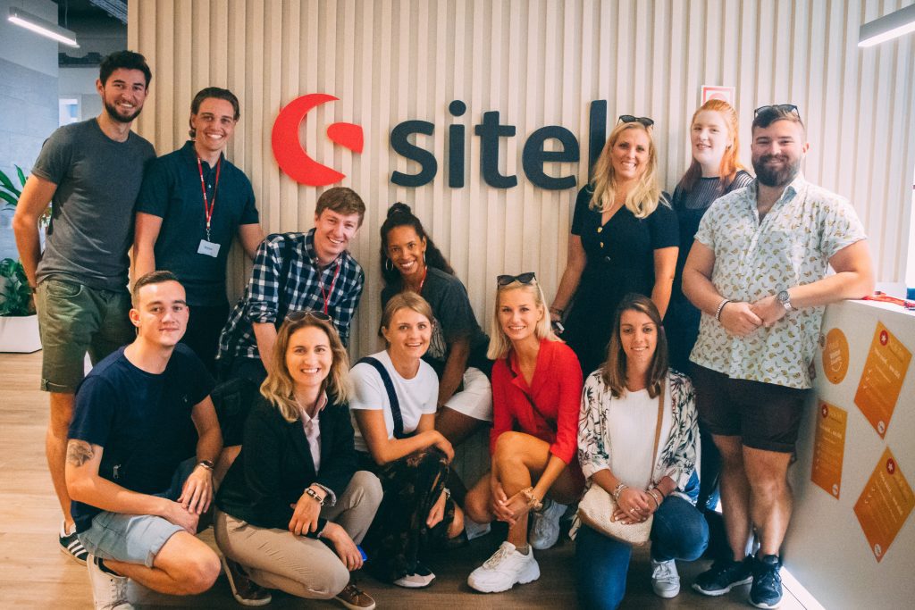 Job squad visiting sitel in lisbon