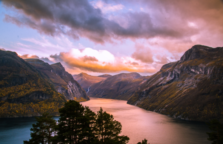 Fjord in norway