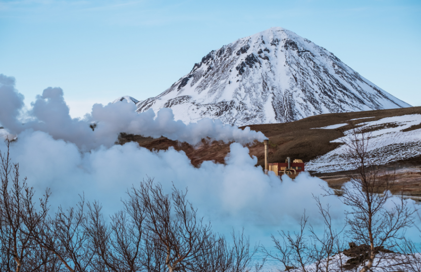 Geothermal power plant iceland