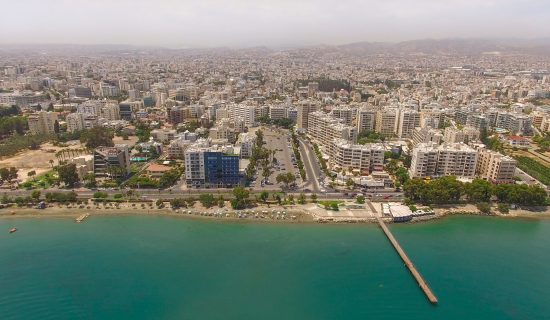 Limassol city in Cyprus Aerial view of Limassol city in Cyprus
