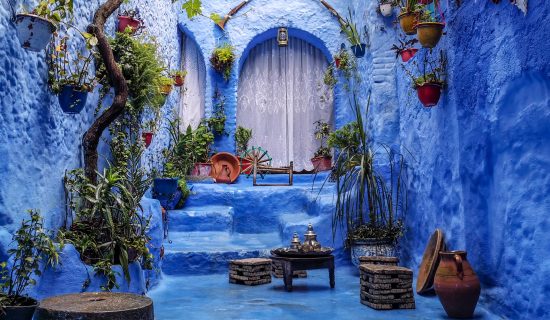 morocco - blue city